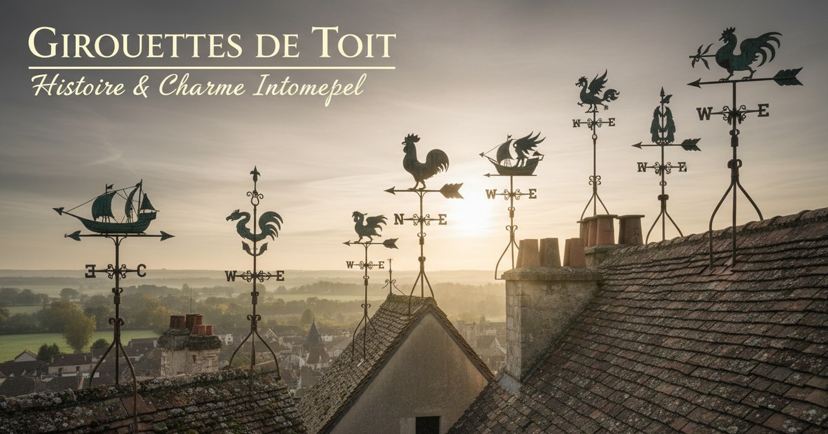Les girouettes de toit : histoire et charme intemporel