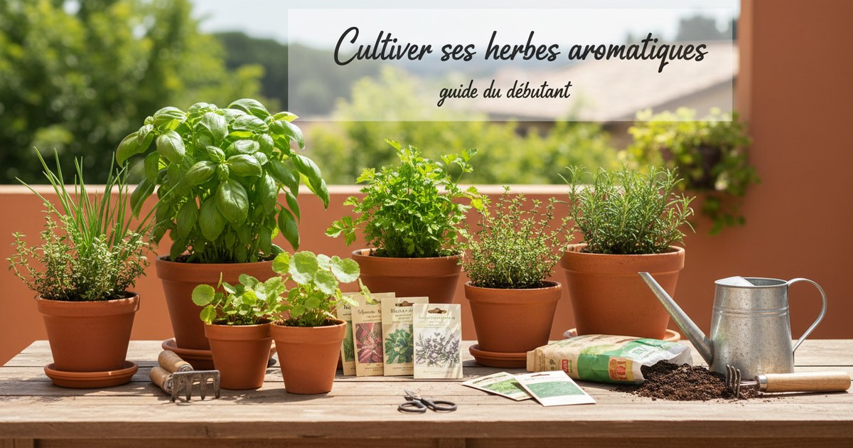 Cultiver ses herbes aromatiques : guide du débutant