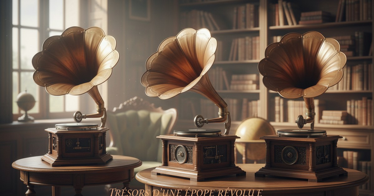 Les phonographes à pavillon : trésors d’une époque révolue