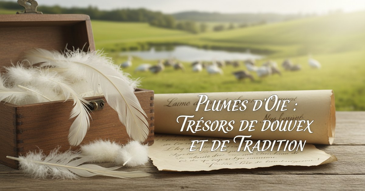 Les plumes d’oie : trésors de douceur et de tradition