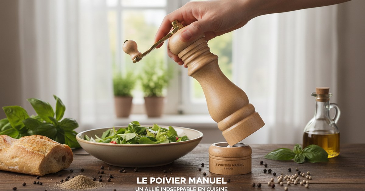 Le poivrier manuel : un allié indispensable en cuisine