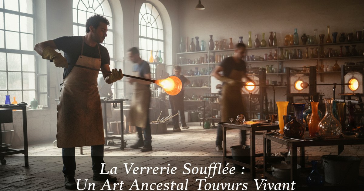 La verrerie soufflée : un art ancestral toujours vivant